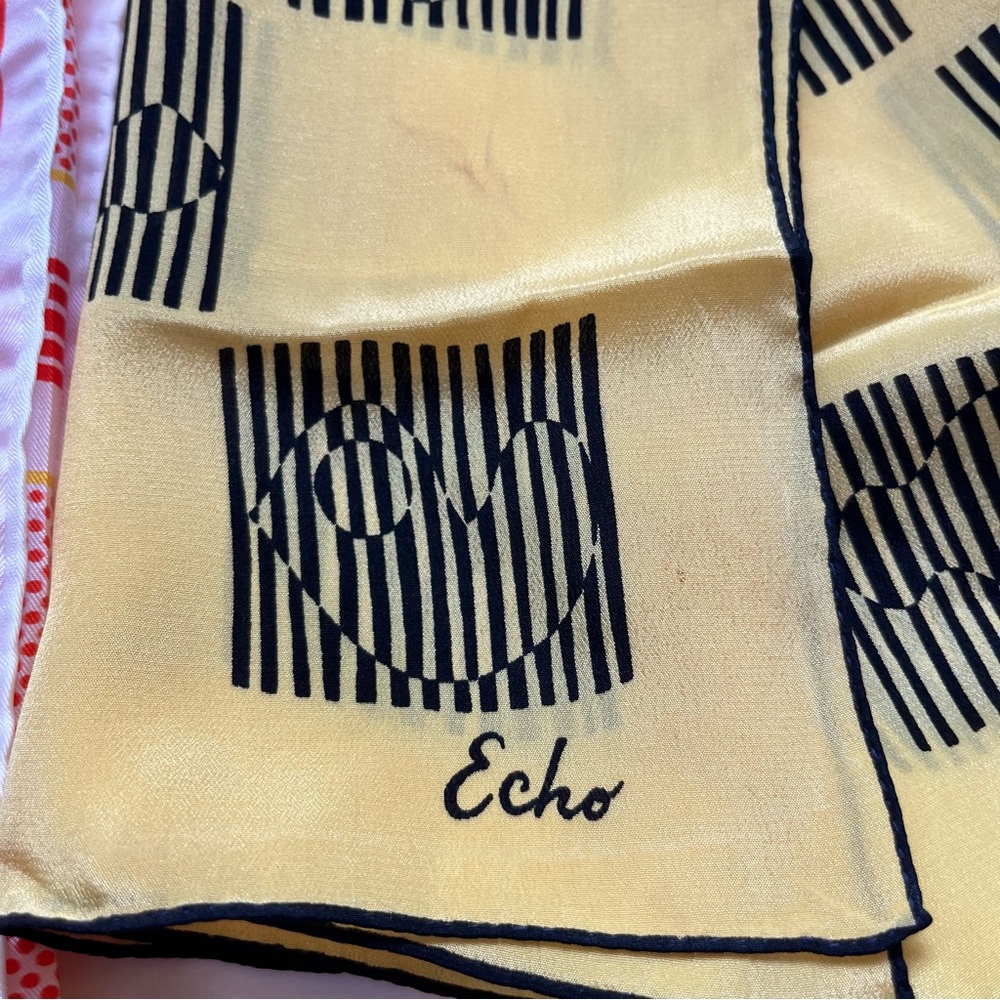 Echo Bright Colored Square Scarves Bundle - image 3